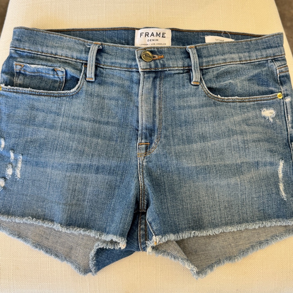 Frame Denim Light Blue  Shorts
